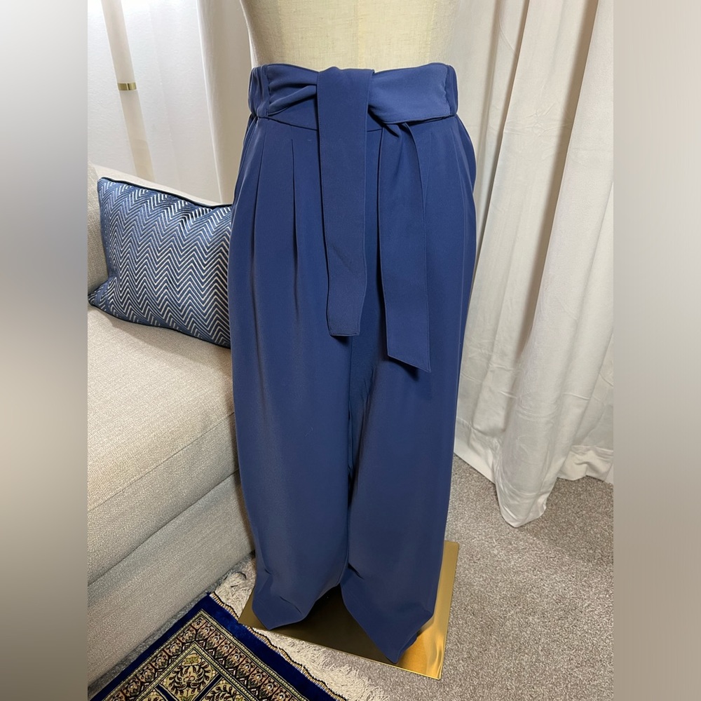 Lululemon Pants Wrap Front, Wide Leg, High Rise, Blue Pants
